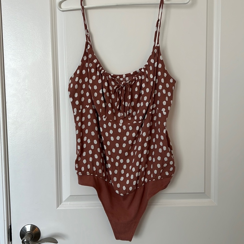 Abercrombie & Fitch Cinched Tie-Front Cami Bodysuit